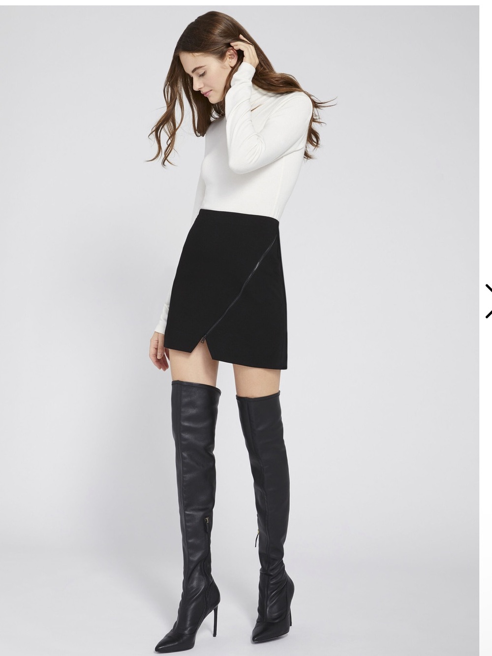 Alice and Olivia Garrison Mock Neck Top